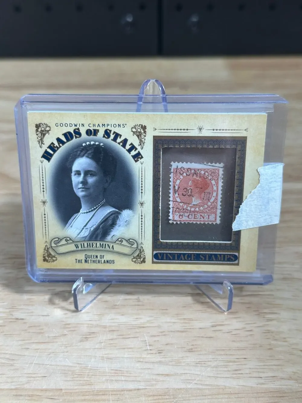 2020 Upper Deck Goodwin Champ Heads of State#HS8 Wilhelmina of the Netherlands